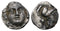 Ancient Greek silver coin from Selge, Pisidia Circa 350-300 BC
