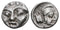 Ancient Greek silver coin from Selge, Pisidia Circa 300-190 BC
