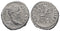 Ancient Roman silver coin of the Emperor Septimius Severus minted in Rome
