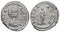 Ancient Roman silver coin of Julia Domna minted in Rome - PIETAS AVGG
