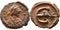 Ancient Byzantine Coin of Justinian I Ae16 Pentanummium minted in Antioch