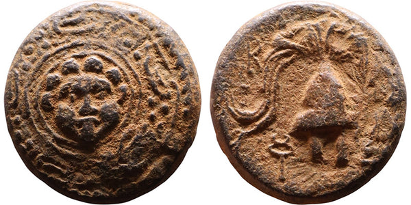 Ancient Macedonian bronze coin of Alexander III The Great