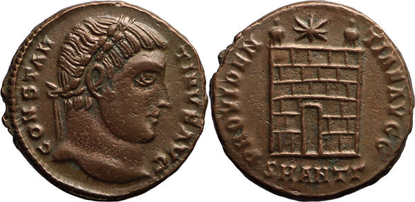 Ancient Roman coin of Constantine I The Great 307-337AD - PROVIDENTIAE AVGG - Campgate