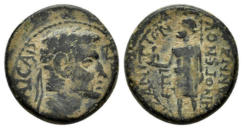 Ancient Roman Provincial coin of Claudius I minted in Aezanis, Phrygia