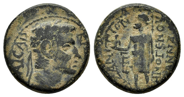 Ancient Roman Provincial coin of Claudius I minted in Aezanis, Phrygia