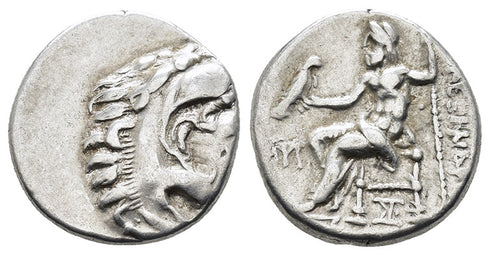 Ancient Greek silver coin struck in the names and types of Alexander III The Great 336-323 BC
