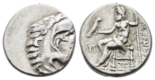 Ancient Greek silver coin struck in the names and types of Alexander III The Great 336-323 BC