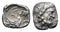 Ancient Greek coin of Laranda, Lycaonia Circa 324 BC silver obol