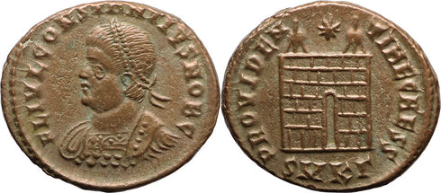 Ancient Roman coin of Constantius II minted in Cyzicus - Campgate