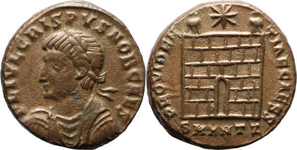 Ancient Roman coin of Crispus minted in Antioch - Campgate - SMANTZ