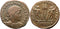Ancient Roman coin of Constantius II minted in Antioch - GLORIA EXERCITVS