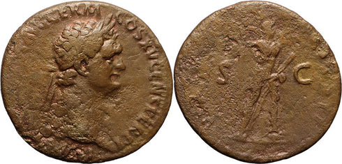 Budget Large Ancient Roman coin of the Emperor Domitian