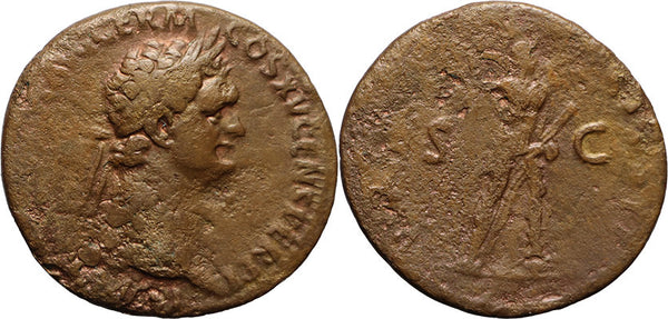 Budget Large Ancient Roman coin of the Emperor Domitian