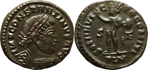 Ancient Roman coin of Constantine I The Great minted in Londinium
