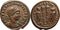 Ancient Roman coin of Constantius II minted in Nicomedia - GLORIA EXERCITVS - Youthful portrait