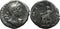 Ancient Roman silver denarius of the Emperor Hadrian minted in Rome