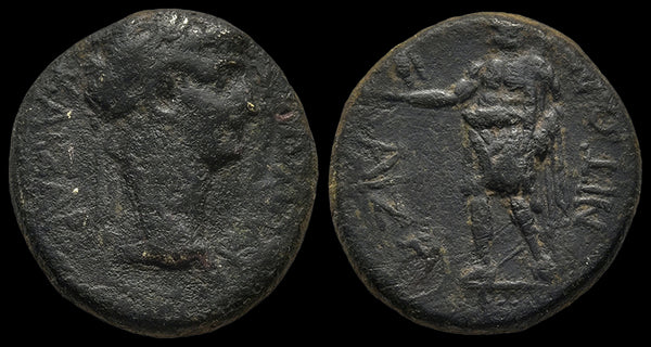 Ancient Roman Provincial coin of Claudius I minted in Aezanis, Phrygia - Zeus with Eagle