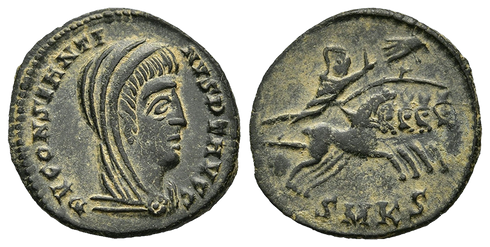 Ancient Roman coin of Constantine I - Hand of God - Near perfect strike