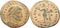 Ancient Roman coin of Constantine I The Great minted in Rome