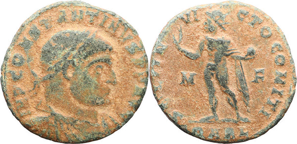 Ancient Roman coin of Constantine I The Great minted in Arles