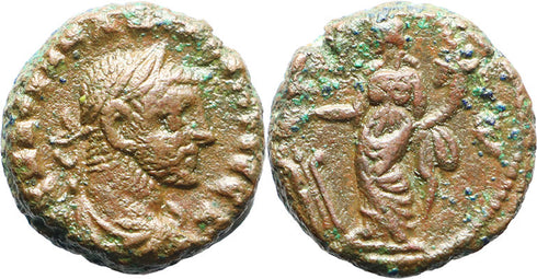 4 Ancient Ancient Roman coins minted in Ancient Egypt