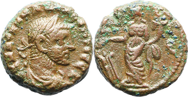 4 Ancient Ancient Roman coins minted in Ancient Egypt