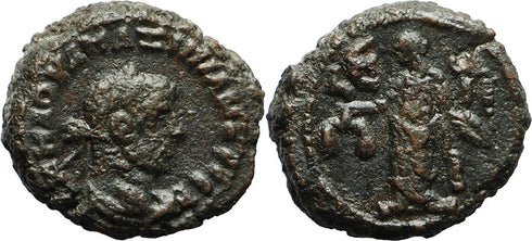 4 Ancient Ancient Roman coins minted in Ancient Egypt