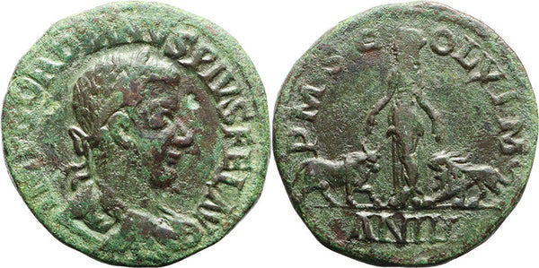 Ancient Roman Provincial coin of Gordian III minted in Viminacium, Moesia Superior - 19.3 grams!!!