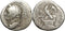 Ancient Roman Provincial silver tetradrachm of the Emperor Vespasian minted in Antioch