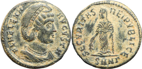 Ancient Roman coin of Helena (Mother of Constantine I The Great) minted in Nicomedia