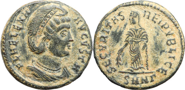 Ancient Roman coin of Helena (Mother of Constantine I The Great) minted in Nicomedia