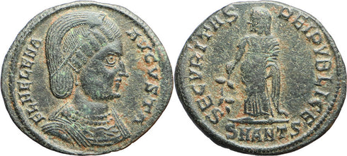 Ancient Roman coin of Helena (Mother of Constantine I The Great) minted in Antioch