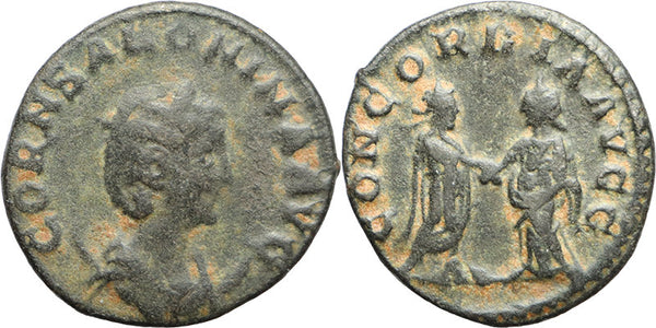 Ancient Roman coin of Salonina as Augusta