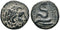 Ancient Greek coin from Pergamon, Mysia 133-27 BC - Asklepios
