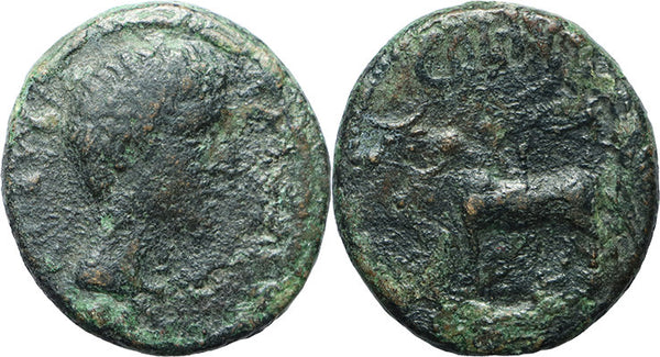 Ancient Roman Provincial coin of Augustus