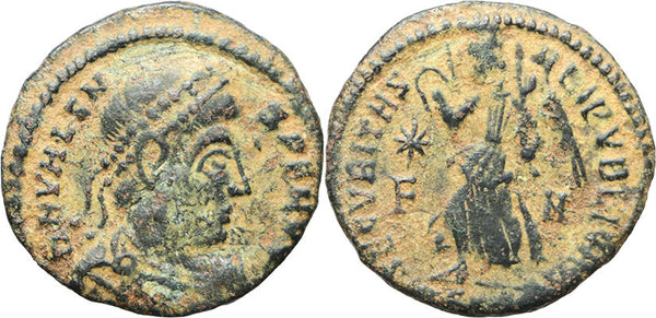 Ancient Roman coin of Valens as Augustus - SECVRITAS REPVBLICAE