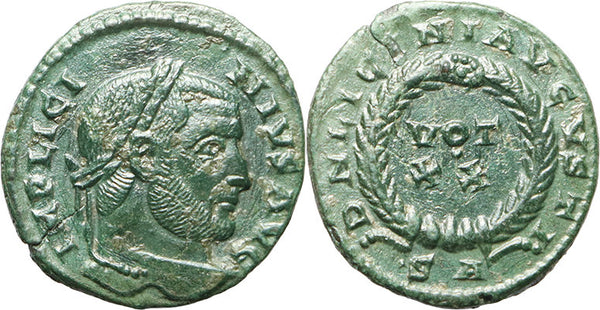 Ancient Roman coin of the Emperor Licinius I minted in Arles