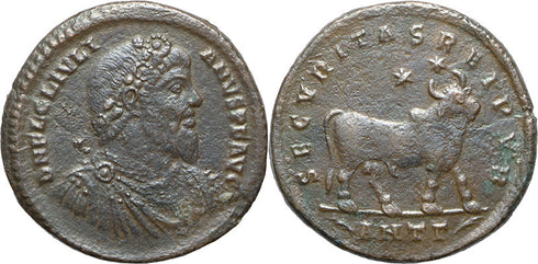 Ancient Roman coin of Julian II The Apostate minted in Antioch