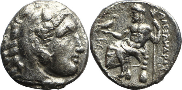 Ancient Greek silver coin struck in the names and types of Alexander III The Great 336-323 BC
