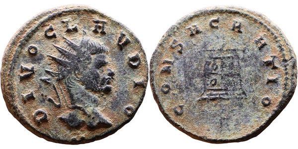 Ancient Roman coin of Claudius II Gothicus - unusually good flan