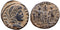Ancient Roman coin of Constantius II - GLORIA EXERCITVS - Antioch Mint