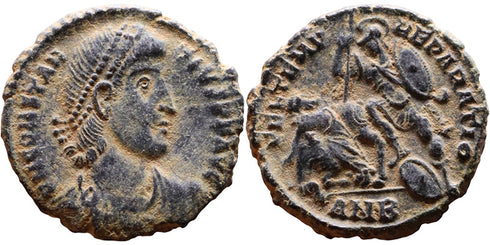 VF+ Ancient Roman coin of the Emperor Constantius II - FEL TEMP REPARATIO