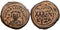 Ancient Byzantine coin of the Emperor Phocas AE follis - interesting coin