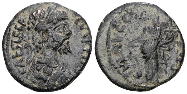 Ancient Roman coin of the Emperor Septimius Severus Pisidia, Antioch