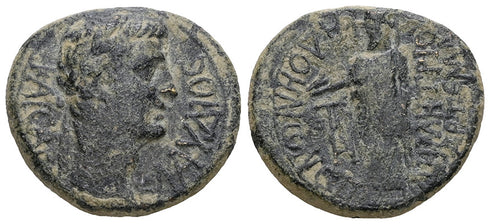 Ancient Roman Provincial coin of Claudius minted in Aezanis, Phrygia
