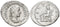Ancient Roman silver coin of Gordian III minted in Rome in 244 AD - FORT REDVX