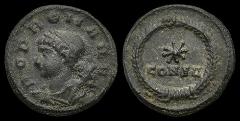 Ancient Roman coin of Constantine I The Great - POP ROMANVS