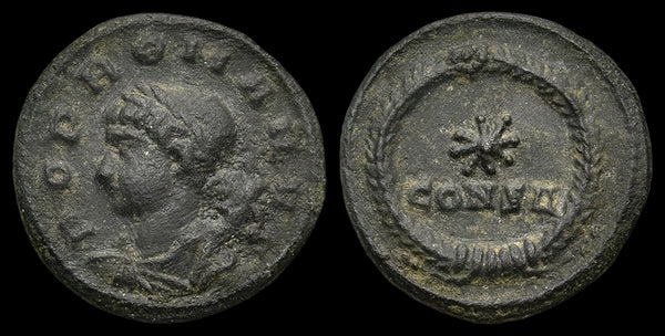Ancient Roman coin of Constantine I The Great - POP ROMANVS
