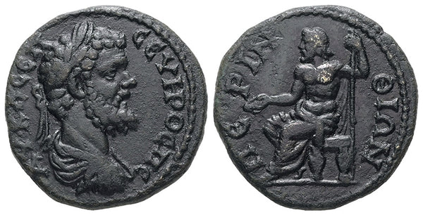 Beautiful Ancient Roman Provincial coin of the Emperor Septimius Severus minted in Perinthus, Thrace