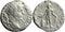 Ancient Roman silver denarius of the Emperor Septimius Severus